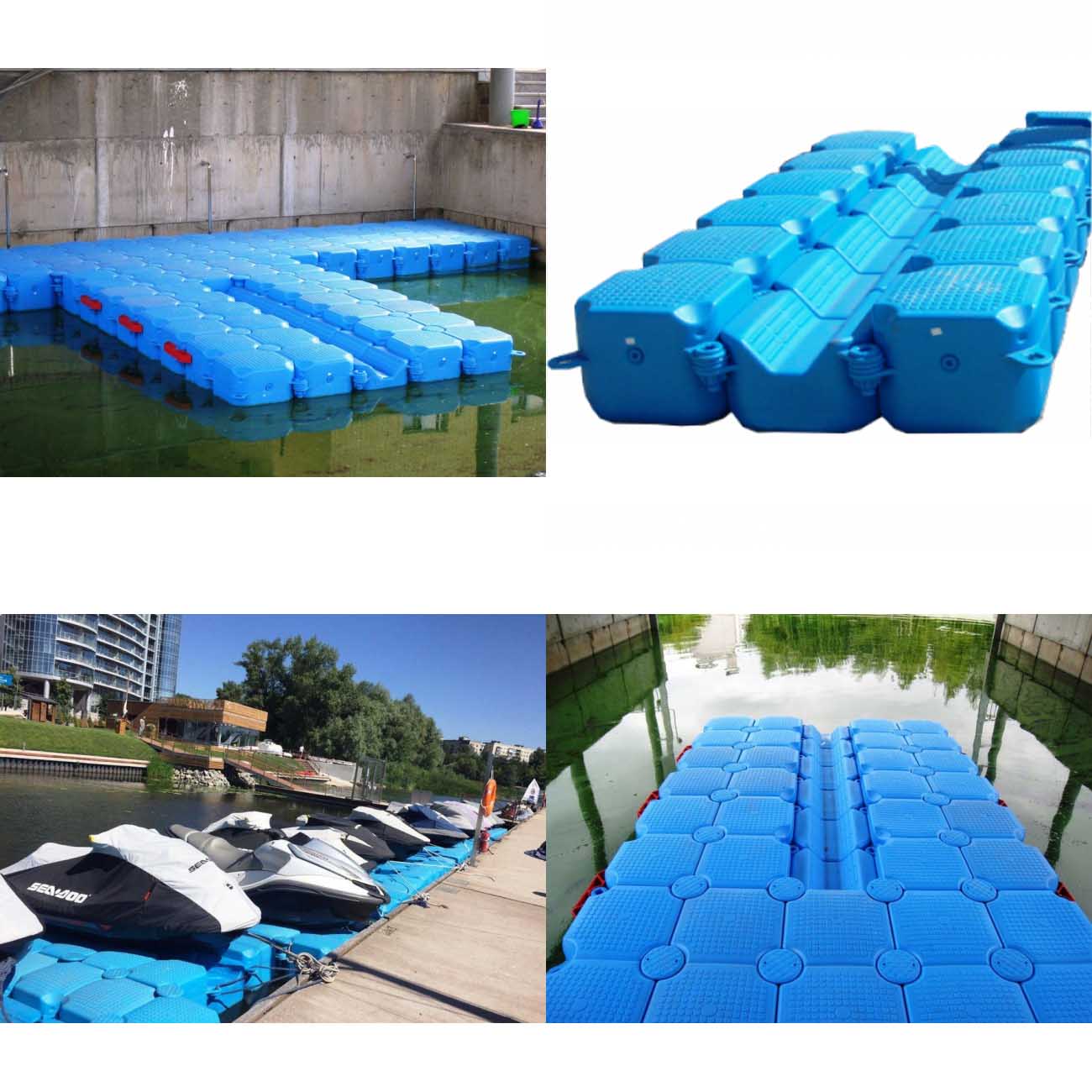 Rampa de Acceso en V de 50x50 cm para muelle flotante