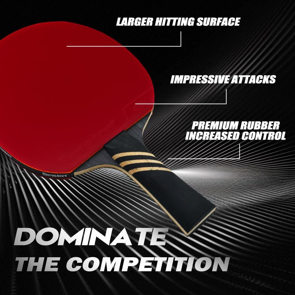 Kit Ping Pong 2 Raquetas profesionales con tecnología de carbono