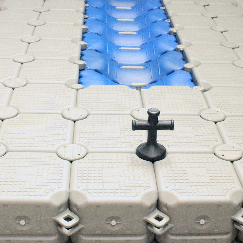 Cornamusa grande con tornillo para plataforma flotante Marine Docks