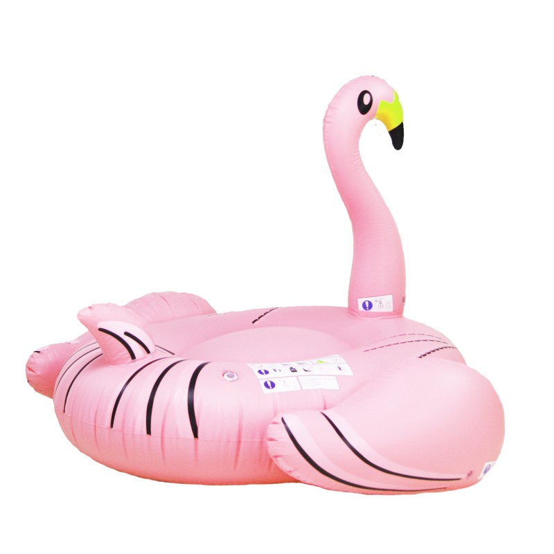 Superflotadores Flamingo hinchable acuático colchoneta 140x120x100cm