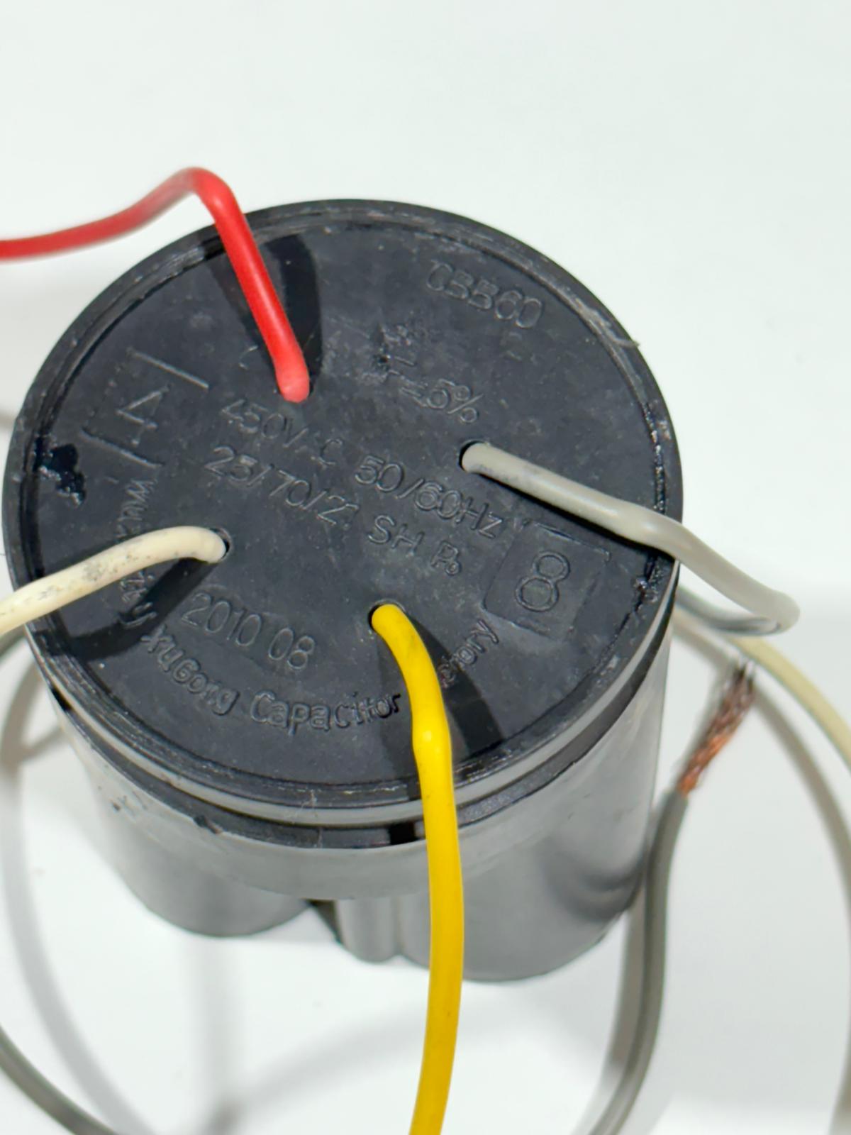 Condensador para lavadora CBB60 4 / 8