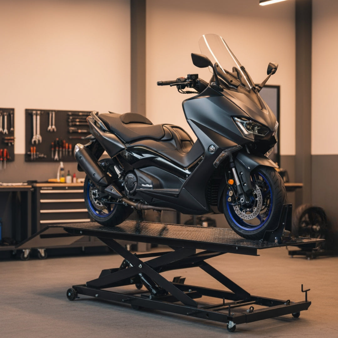 Mesa elevadora hidráulica de tijera Moost para moto 475Kg