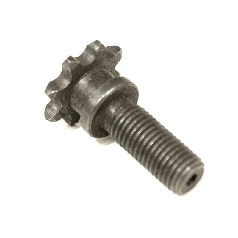 Piñón largo 8 dientes 17mm para moto