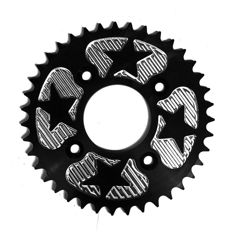 Plato cadena aluminio 39 dientes 160mm Pit Bike