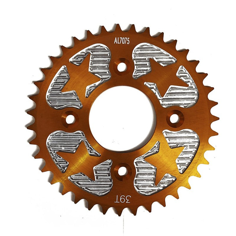 Plato cadena aluminio 39 dientes 160mm Pit Bike
