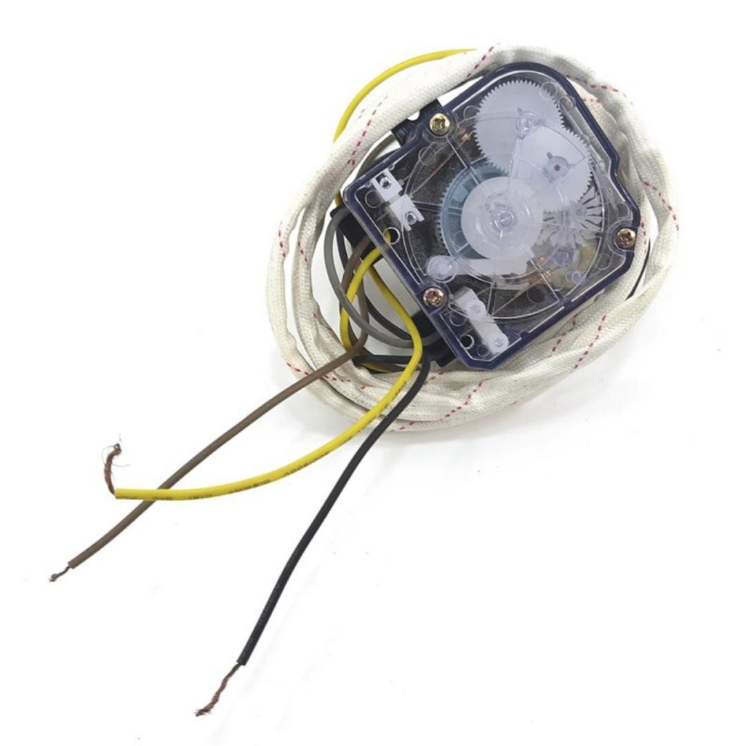 Mecanismo temporizador cuadrado negro para lavadora portátil