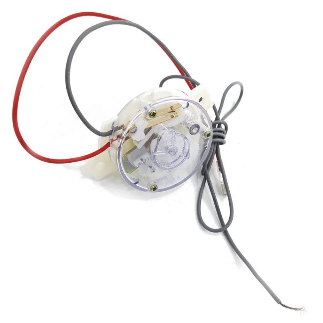 Mecanismo temporizador redondo transparente para lavadora portátil