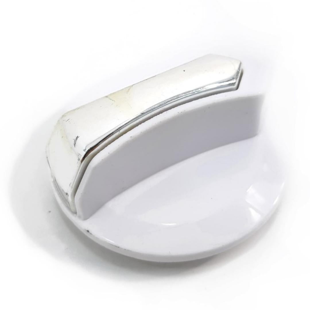Botón plateado y blanco para lavadora Tangarus