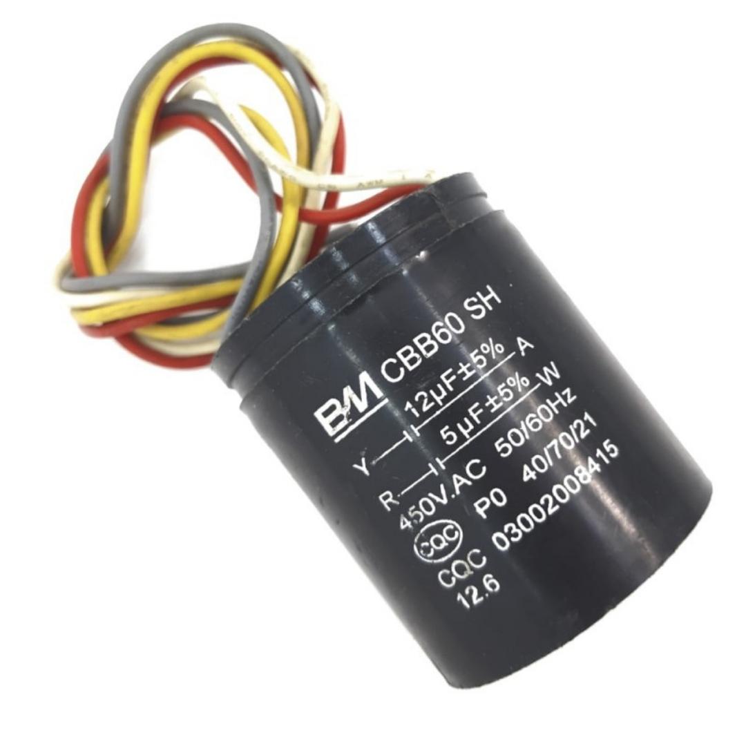 Condensador para lavadora CBB60 SH