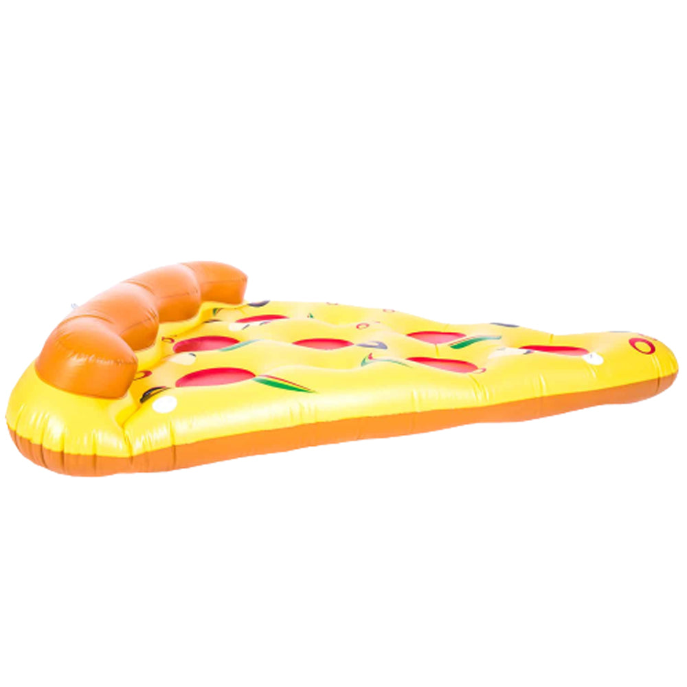 Superflotadores pizza hinchable acuático 165x140x32cm