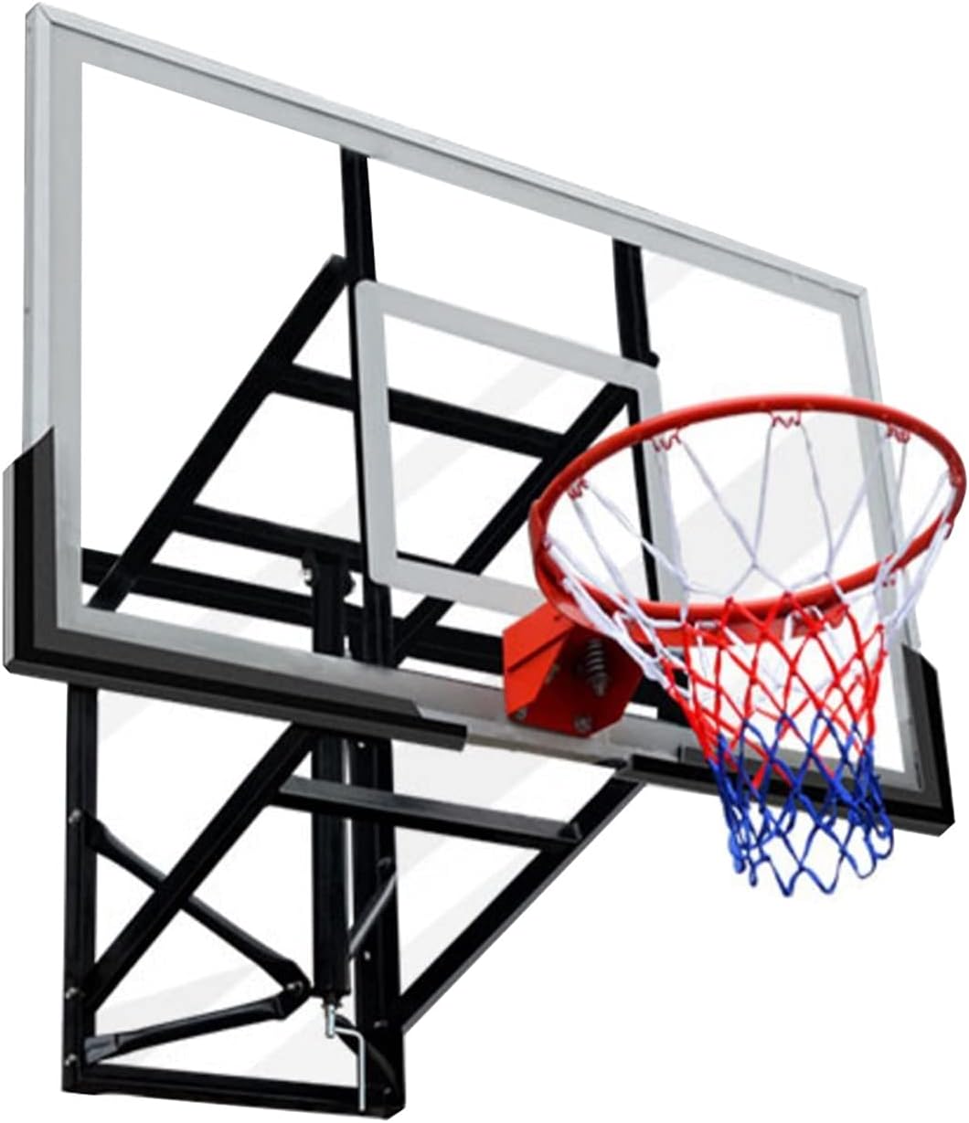 Tablero de baloncesto de pared SMASH 780 Raycool Ajustable 2,30m 3,05m 140x80cm Aro basculante 45cm