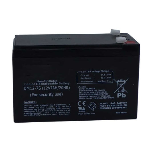 Batería AGM 12V 7Ah Sellada – Terminal Faston F1, Libre de Mantenimiento
