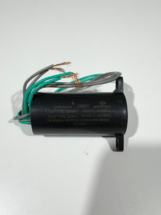 Condensador para lavadora CBB60 SH SO C