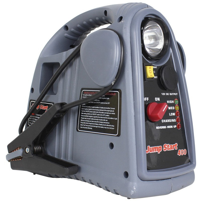 Arrancador de coches Jumpstart Compacto 400 Amp (sin batería)