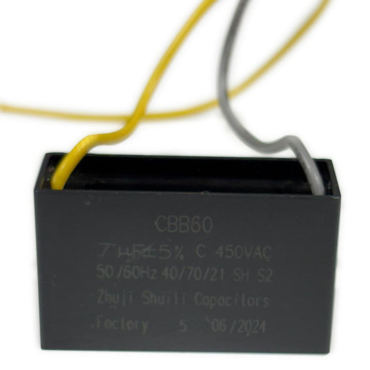 Condensador para lavadora CBB60 Cuadrado