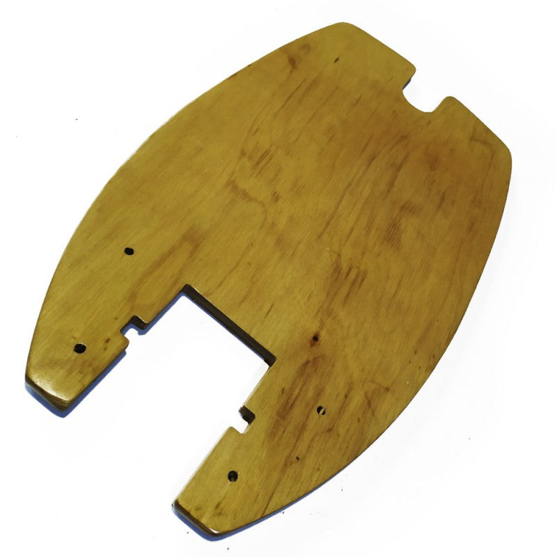 Bandeja reposapiés de madera para patinete eléctrico