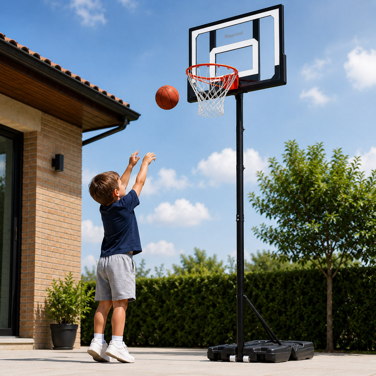Canasta de minibasket Raycool AIR 360 Rango Ajustable 1,05m  1,65m