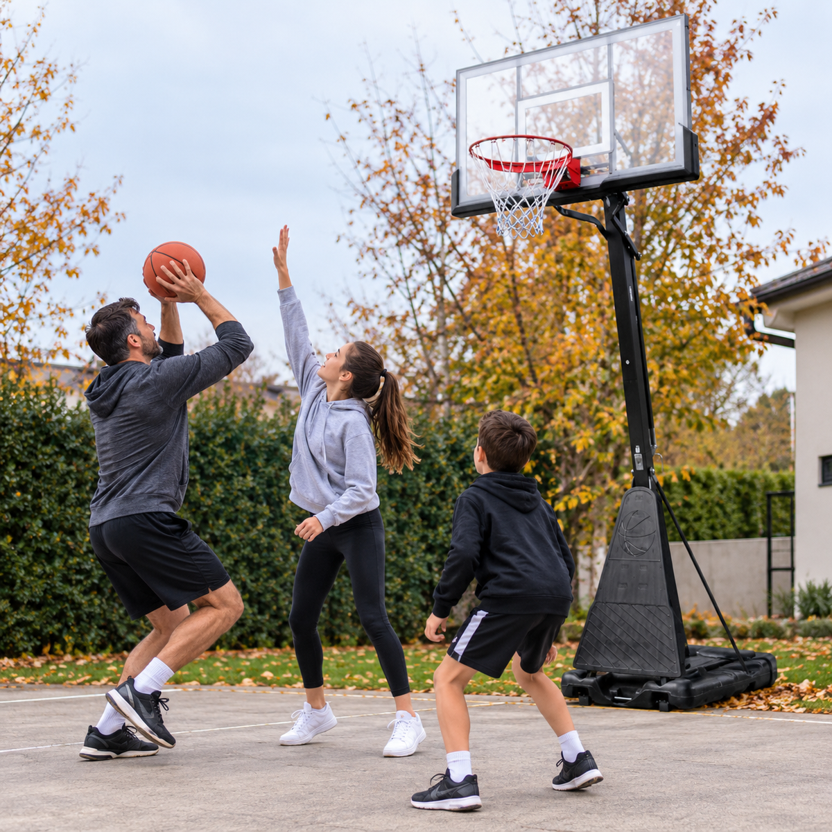 Canasta de baloncesto para adulto Raycool STARS 790 Rango Ajustable 2,30m 3,05m