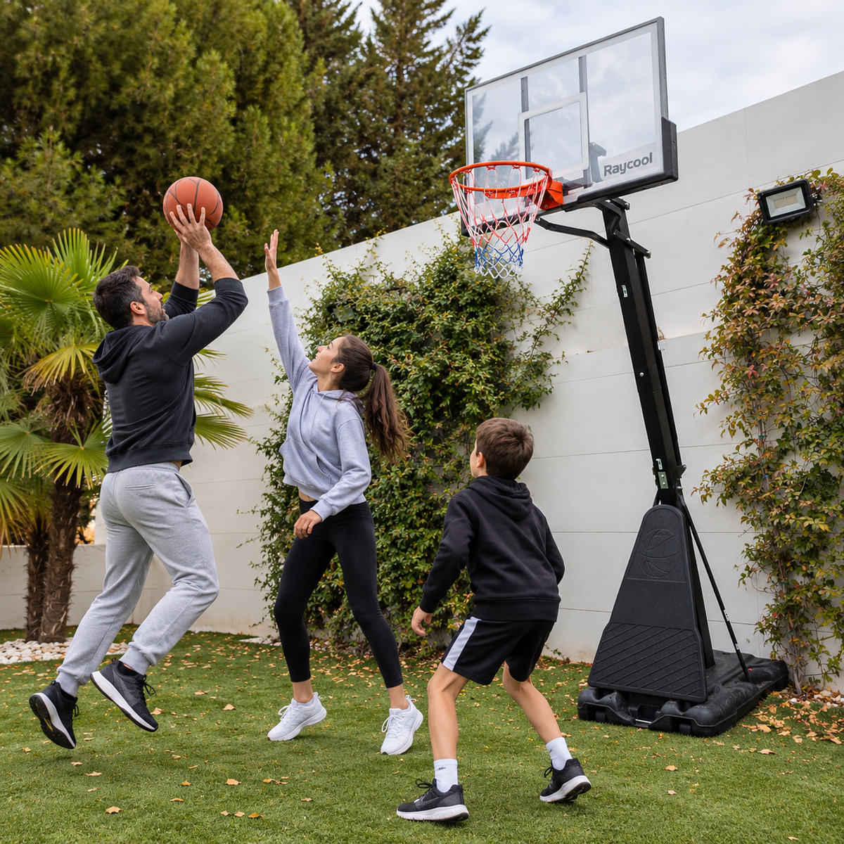 Canasta de baloncesto para adulto Raycool STARS 790 Rango Ajustable 2,30m 3,05m