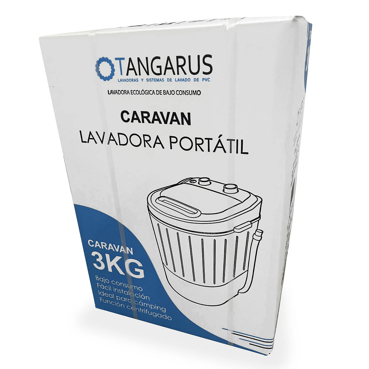 Mini lavadora portátil centrifugadora Caravan 3Kg