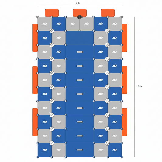 Plataforma modular flotante para moto de agua MD790