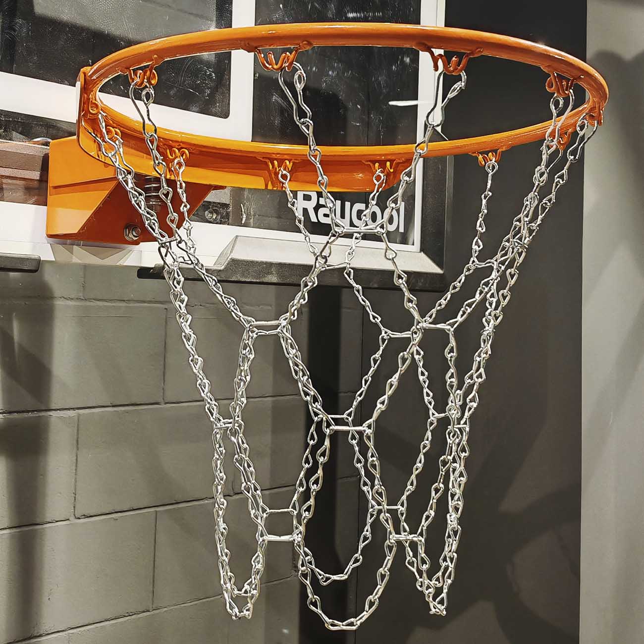 Aro de baloncesto reforzado Basculante 45cm Tornillería y red incluida