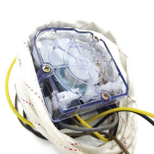 Mecanismo temporizador cuadrado negro para lavadora portátil