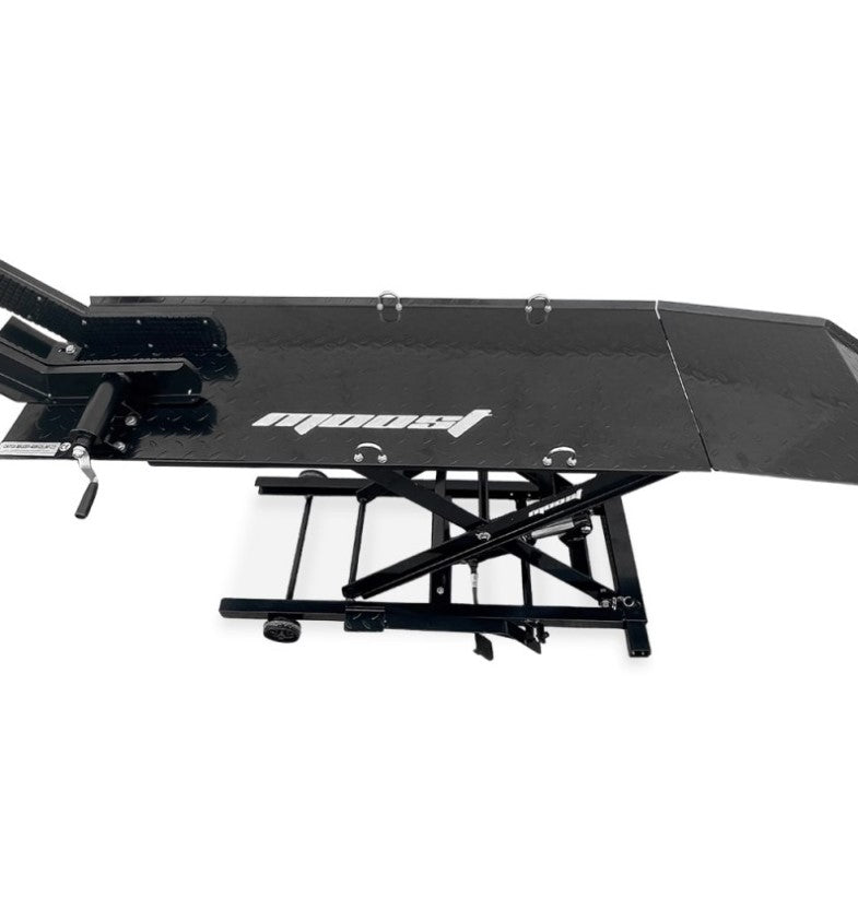 Mesa elevadora moto hidráulico Moost 400Kg tijera
