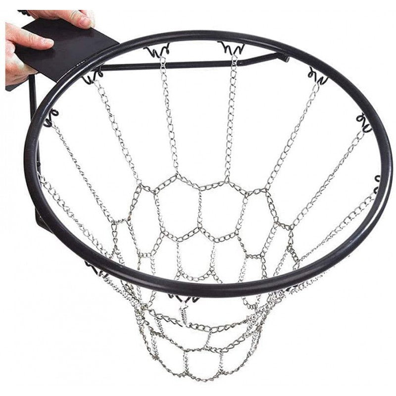 Red metálica para canasta de baloncesto